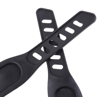 2/4pcs Exercise Bike Pedal Straps – Adjustable Length Cycling Belts for Stationary Fitness, Fix Bands Tape