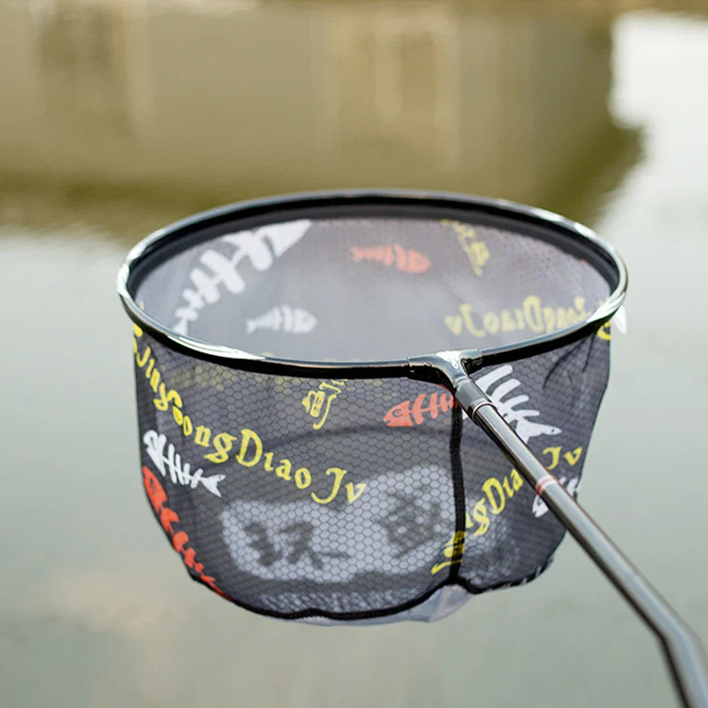 Carbon Fiber Anti-Hook Fishing Net Head – Ultra-Light Titanium Alloy Deepening Net Tool Accessory