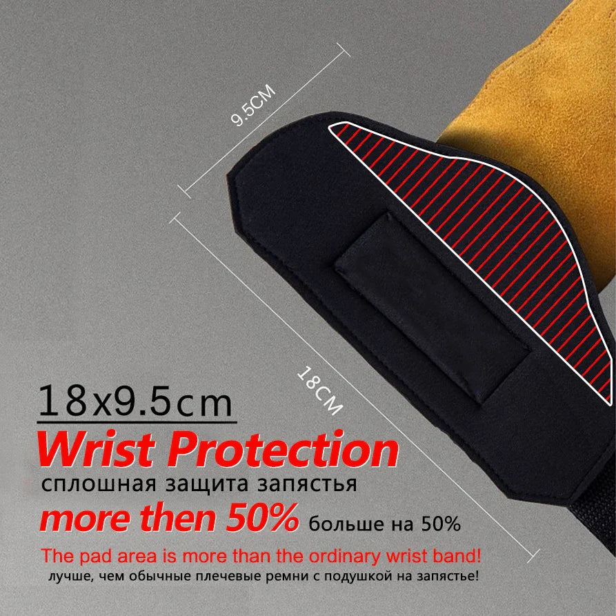 Cowhide Gym Gloves: Anti-Skid Weight Lifting Pads with Power Belt - Deadlift Belt Workout Crossfit Fitness Gloves for Palm Protection