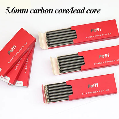 5.6mm Mechanical Pencils & Charcoal Graphite Leads – HB to 14B Soft, Medium, Hard Sketch Drawing Lead Core