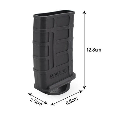 Tactical M4/M16 Fast Magazine Rubber Holster - 5.56 Mag Bag Sleeve Slip Cover for Gun Airsoft Cartridge, Hunting Accessories