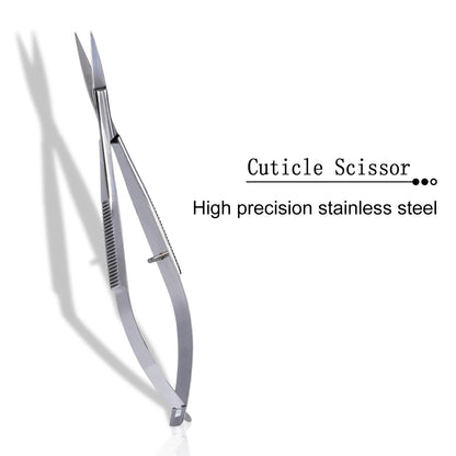 BNG Stainless Steel Cuticle Nipper & Dead Skin Remover Pliers – Straight Manicure & Eyebrow Scissors Beauty Tools