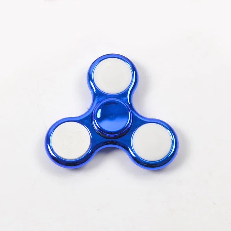 Creative LED Light Luminous Fidget Spinner: 6 Colors Glow in the Dark Hand Spinner - Stress Relief Toy for Kids