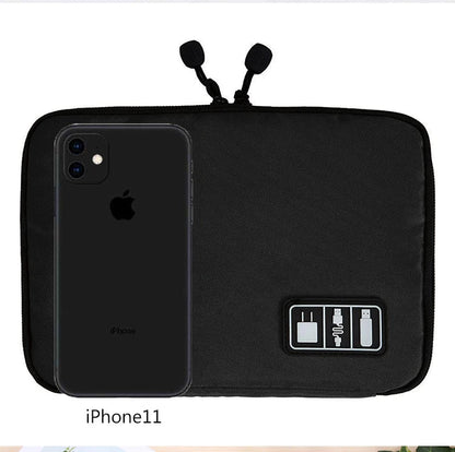 UTHAI T47 Portable Storage Bag – HDD, SSD, USB, Earphone & Charger Organizer Travel Case