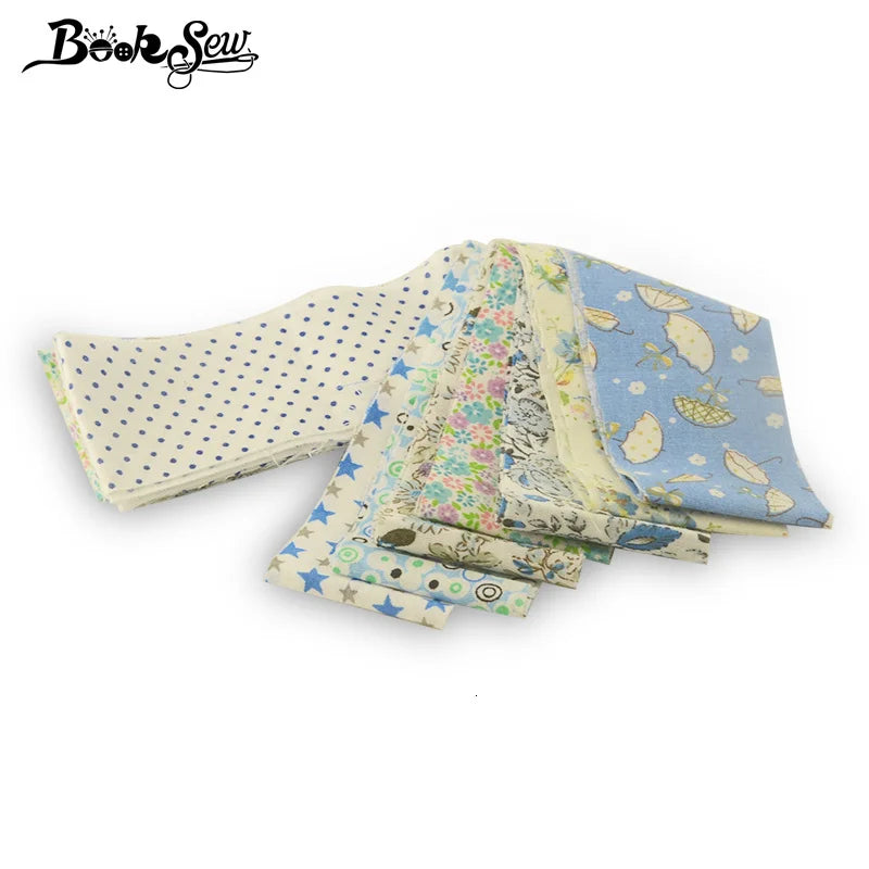 Booksew Ankara Cotton Fabric - Floral Jelly Roll Strips 8-9 Pieces 5x100CM for Patchwork, DIY Dolls & Sewing Crafts