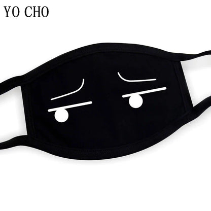 YO CHO Unisex Cotton Dust Mouth Mask – Anime Cartoon Respirator, Warm Mouth Muffle, Perfect Birthday Party Gift
