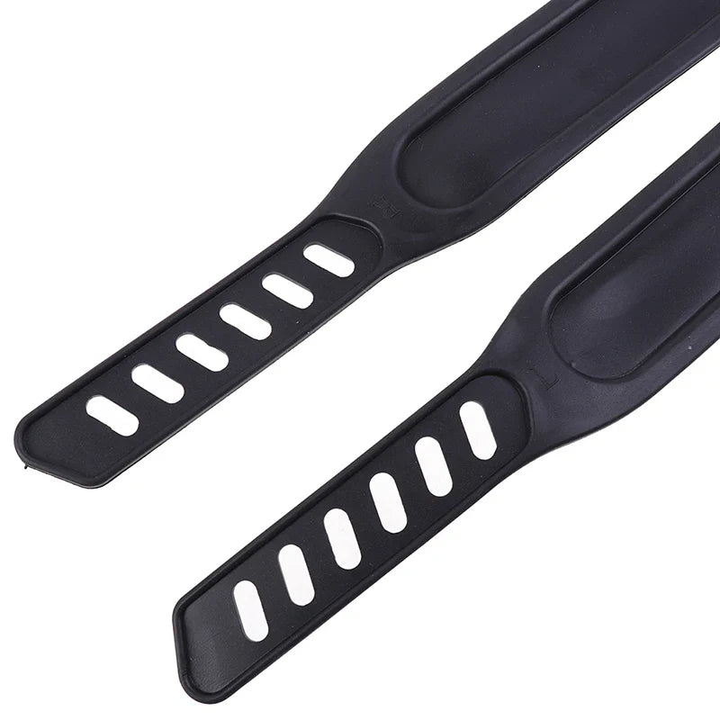 2/4pcs Exercise Bike Pedal Straps – Adjustable Length Cycling Belts for Stationary Fitness, Fix Bands Tape