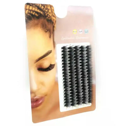 100Pcs Individual Eyelash Clusters (10D/20D/30D/40D) – C/D/DD Natural False Eyelash Extensions Lash Grafting Bunch Set