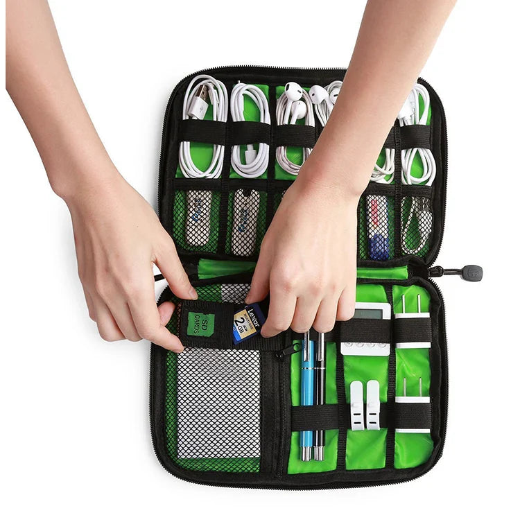 UTHAI T47 Portable Storage Bag – HDD, SSD, USB, Earphone & Charger Organizer Travel Case