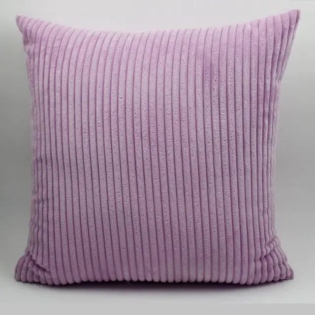 Striped Corduroy Body Pillow Cover - Plush Long Cushion Case for 50x70/50x100/50x120CM Bedding & Home Comfort