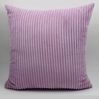 Striped Corduroy Body Pillow Cover - Plush Long Cushion Case for 50x70/50x100/50x120CM Bedding & Home Comfort