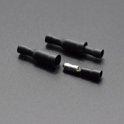 50/25/100pcs Male & Female Insulated Bullet Electrical Wire Connectors Crimp Terminal Kit for 22–16 AWG Audio & Automotive Wiring