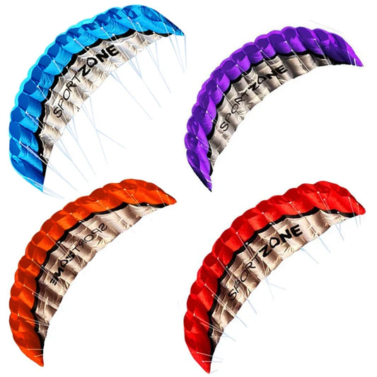 1.8M Dual Line Parafoil Kite - 4 Color Parachute Sports Beach Kite Easy to Fly