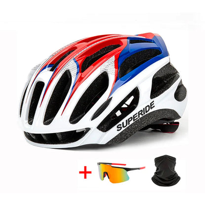 SUPERIDE Aero Cycling Helmet – Lightweight Anti-Impact MTB & Road Bike Helmet for Men & Women, Trail DH Racing