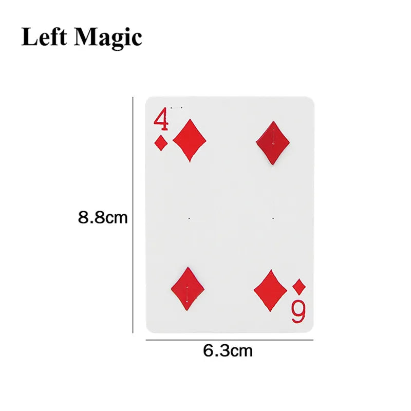 4-6 Point Moving Magic Trick - Close-Up Card Magic Prop Tool for Professional Magicians and Beginners