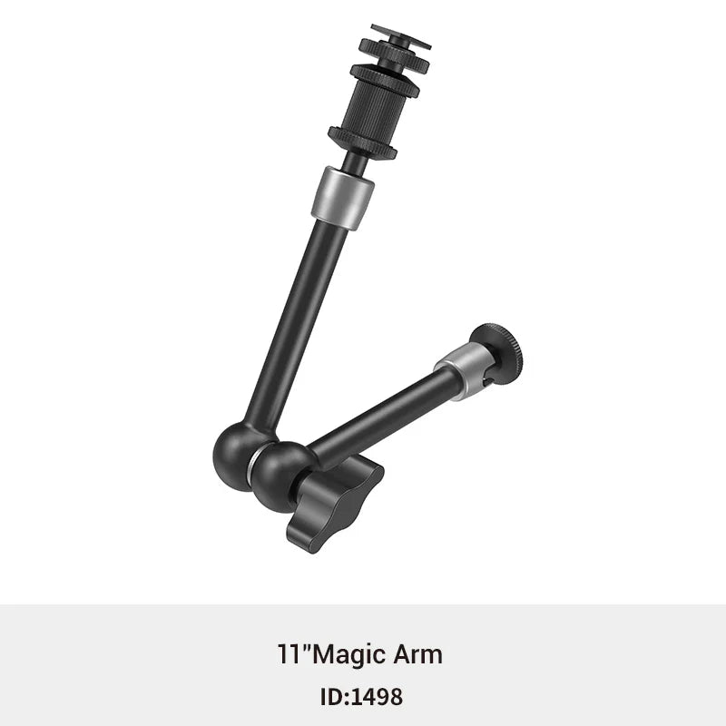 SmallRig 5.5" Articulating Magic Arm 2065B – Adjustable Friction Mount with 1/4" Screw for DSLR, LED Light & Monitor Accessories