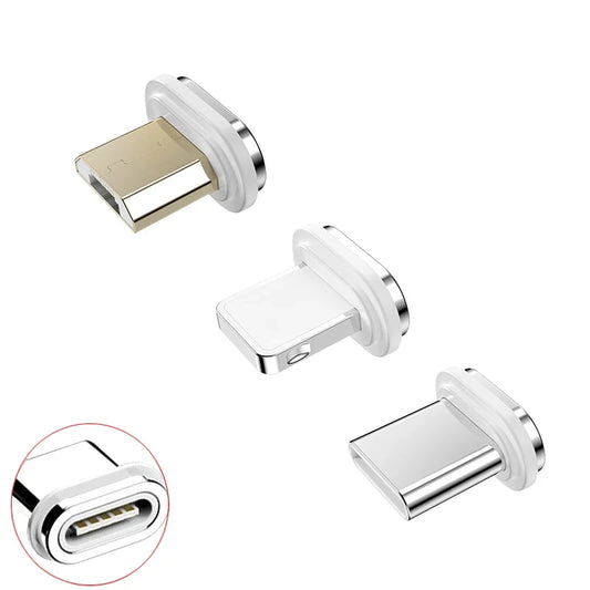 10th Gen Magnetic Charging Adapter - Fast Charge Plug for iPhone, Samsung, Huawei & Xiaomi Devices