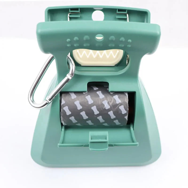 Foldable Dog Pet Travel Pooper Scooper with Decomposable Bags - Clean Pick-Up Excreta Cleaner for On-the-Go Use