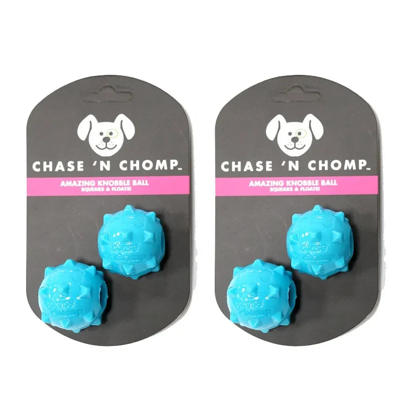 CAITEC Mini Squeaky Dog Ball - Soft Floating Fetch Toy For Small Dogs Tossing And Chasing Play