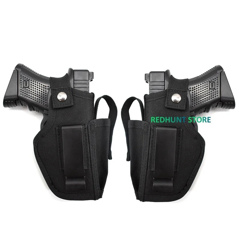 Tactical Ambidextrous Gun Holster - IWB & OWB Concealed Carry Holster with Magazine Pouch