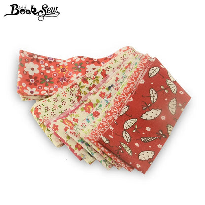 Booksew Ankara Cotton Fabric - Floral Jelly Roll Strips 8-9 Pieces 5x100CM for Patchwork, DIY Dolls & Sewing Crafts
