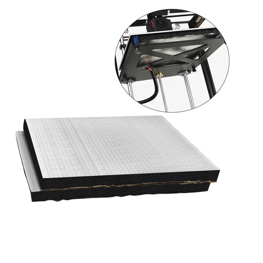 3D Printer Heat Insulation Cotton — Self-Adhesive Heatbed Sticker Foil 200/220/310mm for Ender 3 V2, Pro, Ender 5