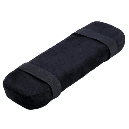 Memory Foam Office Chair Armrest Cover - Single Black Arm Pad for Home and Office Comfort