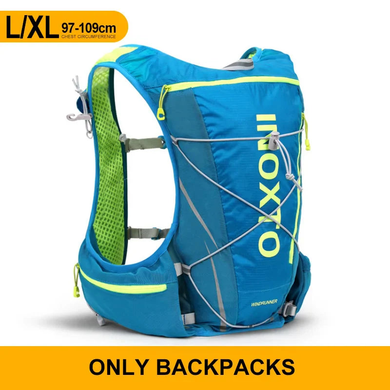 8L Running & Cycling Hydration Vest Backpack — Hiking & Marathon Water Pack with 1.5L Bladder and 500ml Bottle