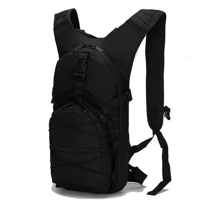 15L Molle Tactical Backpack - Outdoor Sports Bicycle Bag for Cycling, Climbing, Hiking, Camping, Fishing, Hydration