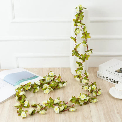 250CM Artificial Rose Flower Vine — Wedding, Home, Garden, Christmas & DIY Decoration Arch
