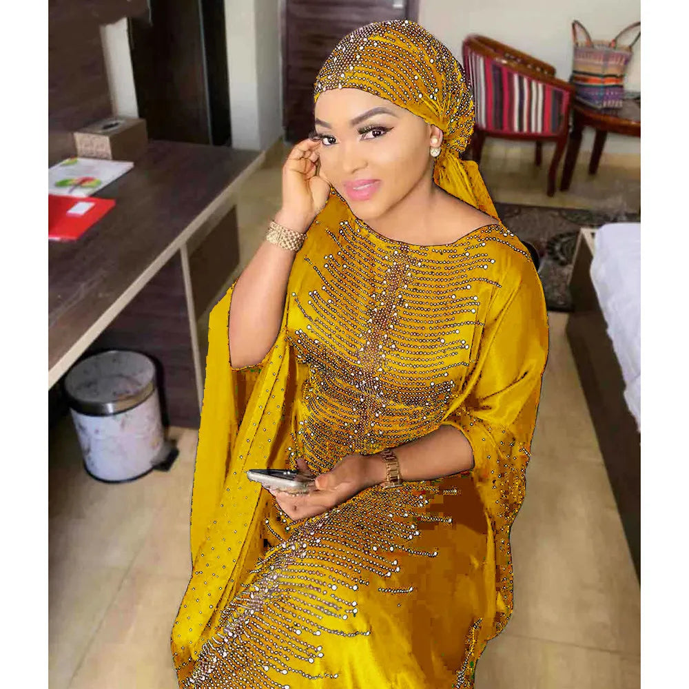Plus Size African Maxi Dress - Dashiki Ankara Kaftan Wedding & Party Gown