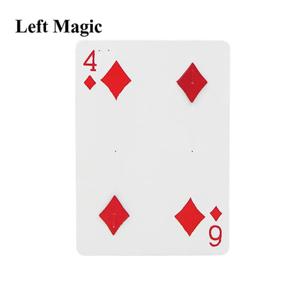 4-6 Point Moving Magic Trick - Close-Up Card Magic Prop Tool for Professional Magicians and Beginners