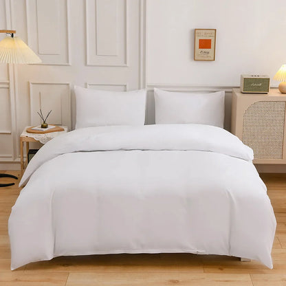 New Design Dark Green Bedding Set - Duvet Cover, Bed Sheet & Pillowcase, King/Queen/Full/Single Size (Excluding Filler), 3/4pcs