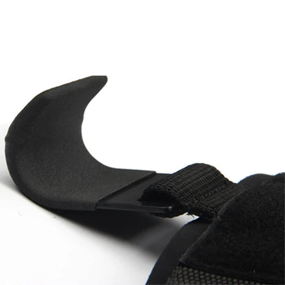 Weight Lifting Hook Grips with Wrist Wraps: Hand-Bar Wrist Strap for Gym Fitness - Pull-Ups Power Lifting Gloves, Weight Strap Support