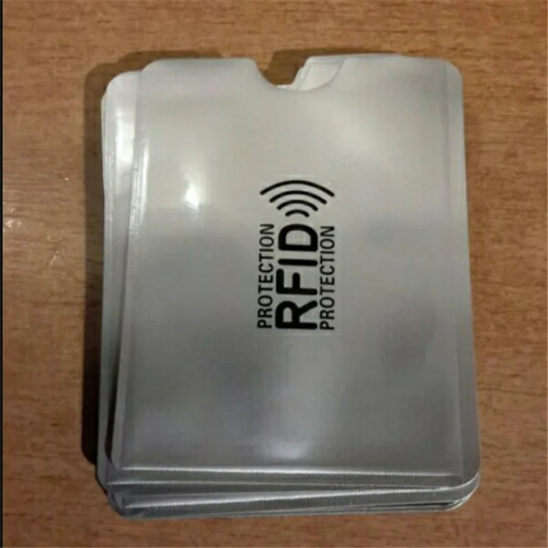 20PCS RFID Card Holder Sleeves - NFC Blocking Aluminum Metal Credit Card Protector Case