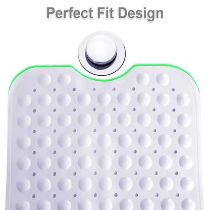 Large Cartoon PVC Bath Mat – Anti-Slip Shower & Bathtub Mat with Suction Cups, Soft Massage Pad for Kids & Elderly