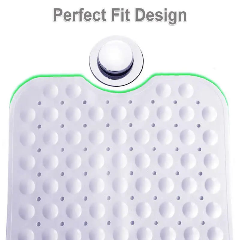 40x100cm Cartoon Sea World Anti-Skid Bath Mat – Soft Non-Slip Shower Mat with Suction Cups for Kids & Elderly