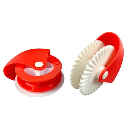 Pastry Wheel Cutter – Noodle Maker & Lattice Dough Roller for DIY Baking