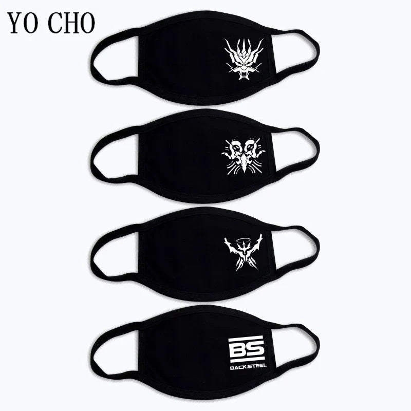 YO CHO Unisex Cotton Dust Mouth Mask – Anime Cartoon Respirator, Warm Mouth Muffle, Perfect Birthday Party Gift