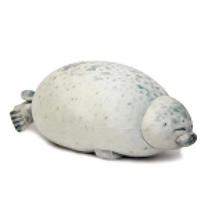 Angry Blob Seal Pillow - 3D Chubby Sea Lion Plush Stuffed Toy Sleeping Cushion Gift