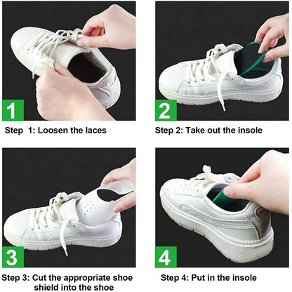 Shoe Crease Protector - Lightweight Toe Cap Shield for Sneaker Anti-Crease & Bend Protection