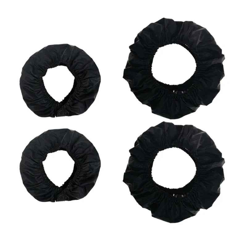 Baby Stroller Wheel Cover Set | Dustproof Tire Protectors for Infant Pushchair Pram | Anti-Dirty Oxford Cloth Accessories - Pack of 2