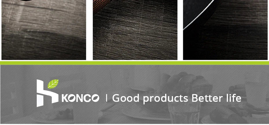 Konco 32cm Pure Cast Iron Wok – Non-Coated Chinese Wok Pan for Gas & Induction Cookers