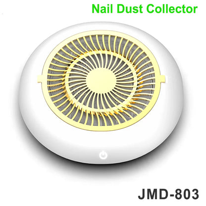 60W 35,000 RPM Nail Drill Machine with Vacuum Cleaner – Reusable Filter, Strong Nail Dust Collector, Professional Manicure Drill