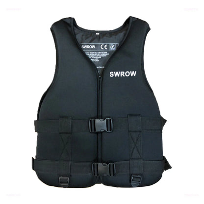 Neoprene Life Jacket for Adults & Children – Buoyancy Vest for Swimming, Boating, Skiing, and Water Sports