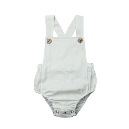 Newborn Baby Sleeveless Romper - Casual Summer One-Piece Jumpsuit for Boys & Girls
