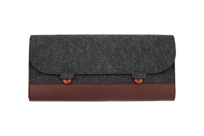 PU Felt Keyboard Carrying Case – Protective Bag for Planck 40%, 60%, 80%, 100%, GH60, XD64, TADA68, TKL 87/104, ANSI, BM60/65/68, Poker Keyboards