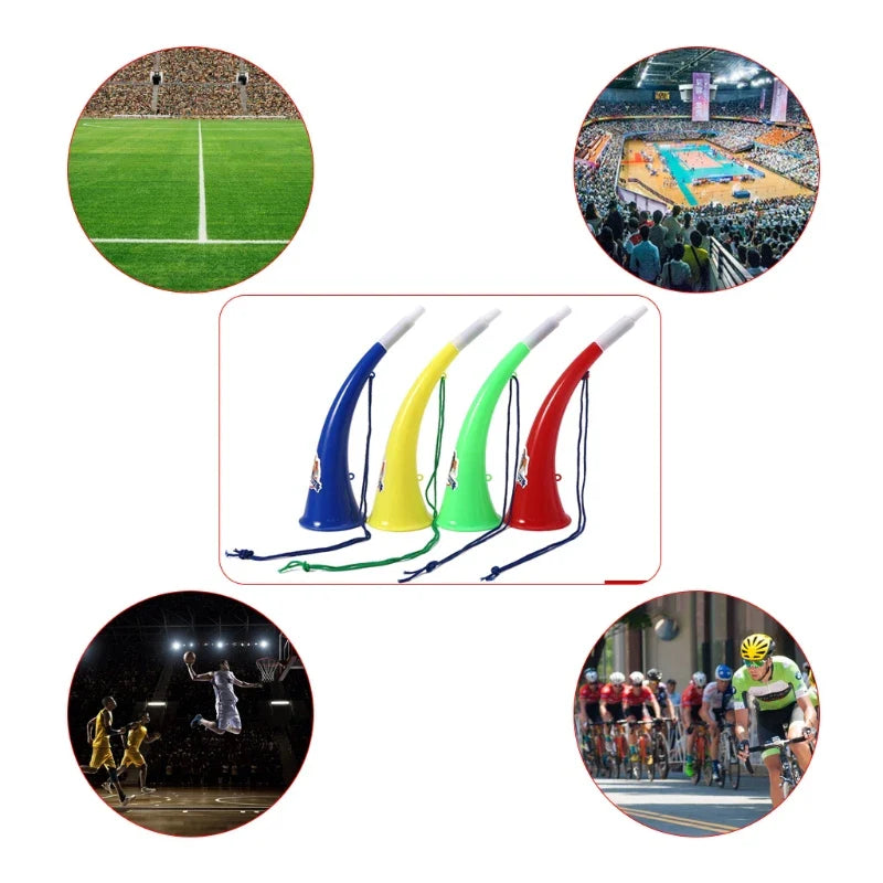 Football Fans Cheerleading Ox Horn Vuvuzela – Kids’ Trumpet Toy for Game Day Fun