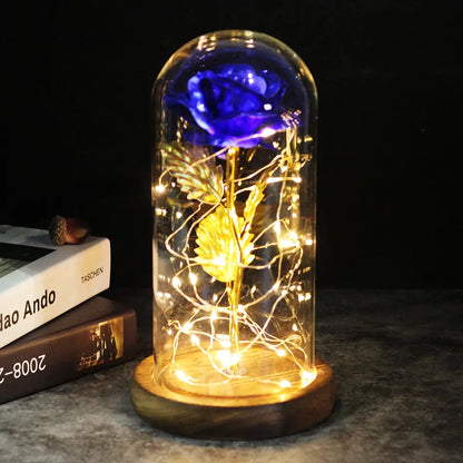 Galaxy Rose Artificial Flower - Beauty and the Beast Rose Wedding Decor for Creative Valentine's Day and Mother's Gift