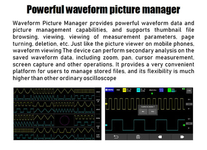 FNIRSI-1013D Digital Tablet Oscilloscope – Dual Channel, 100MHz Bandwidth, 1GS/s Sampling Rate, 7-Inch Mini Scope